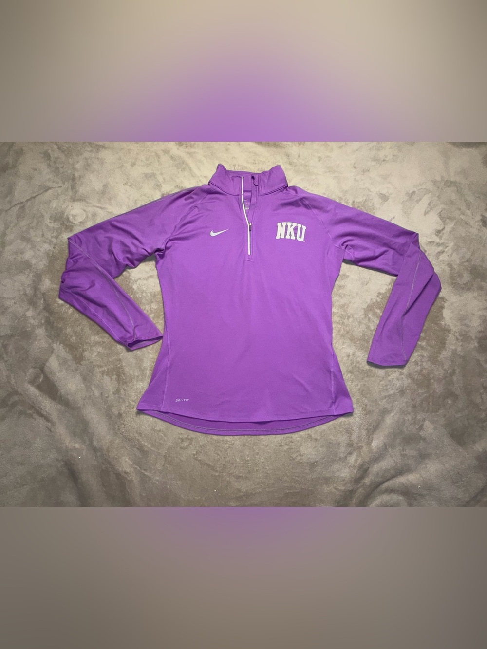 2010s Women's Nike Dri-FIT NKU Norse Purple Quarter Zip Women’s Large